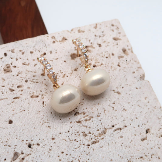 Pearl Hoops