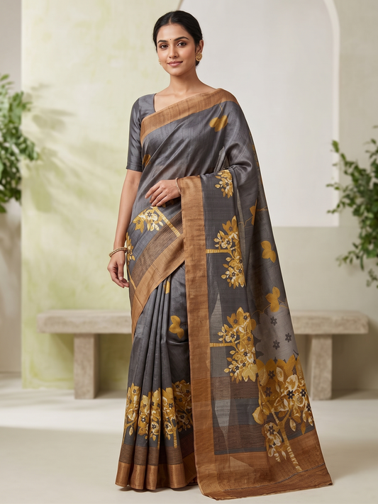 Tussar Print