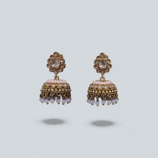 Blush Jhumka Drops