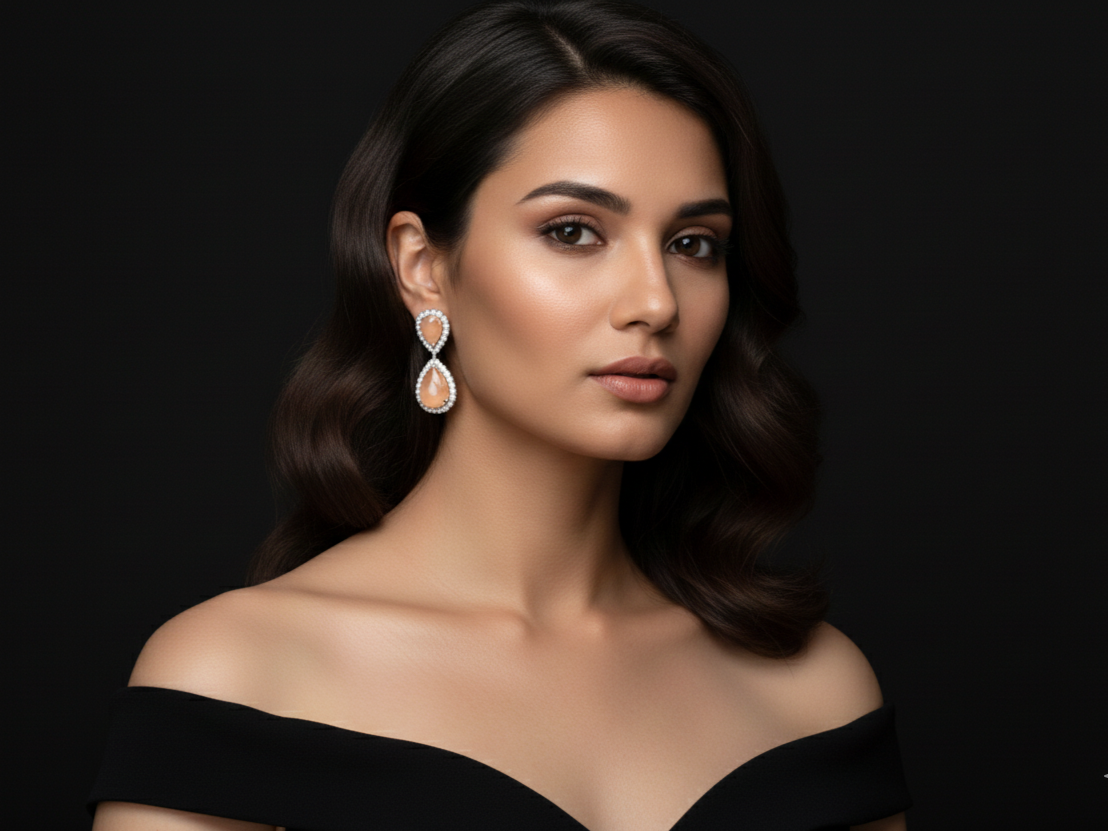Amber Drop Earrings