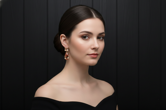 Blush Drop Earrings
