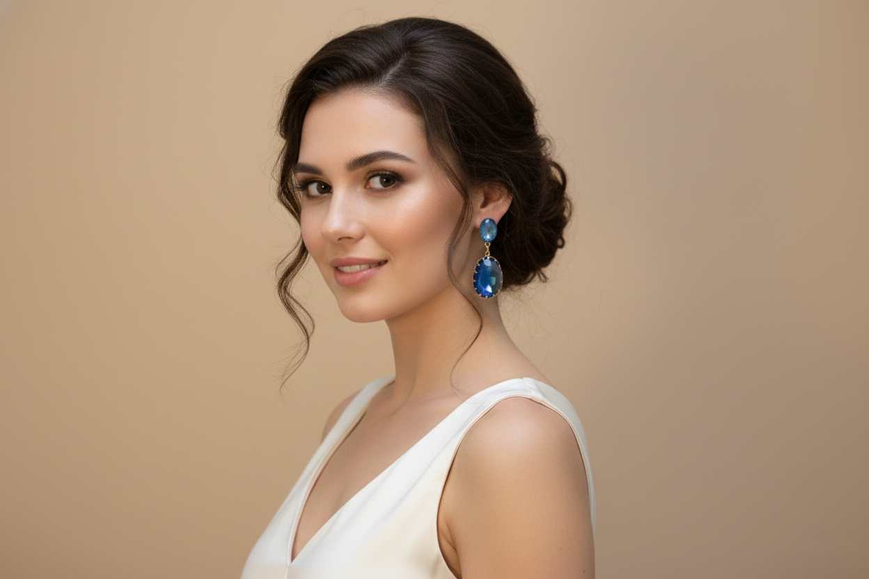 Sapphire Oval Drops
