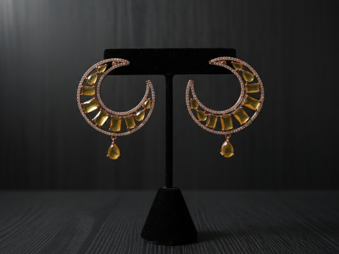 Golden Crescent Drops