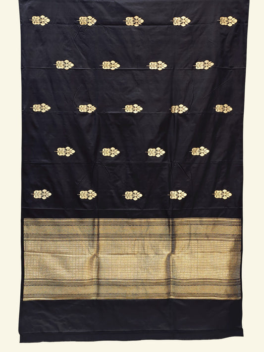 Pure Handwoven Banarasi Mashru Silk Saree