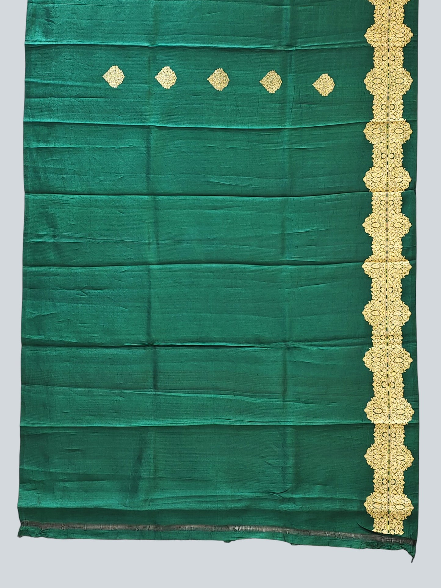 Katan Silk Saree with Rich Intricate Border and Pallu