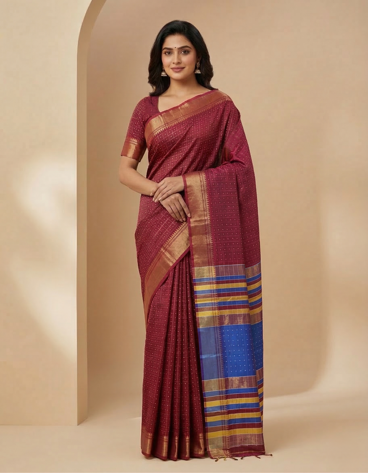 Bishnupuri Kataan Silk