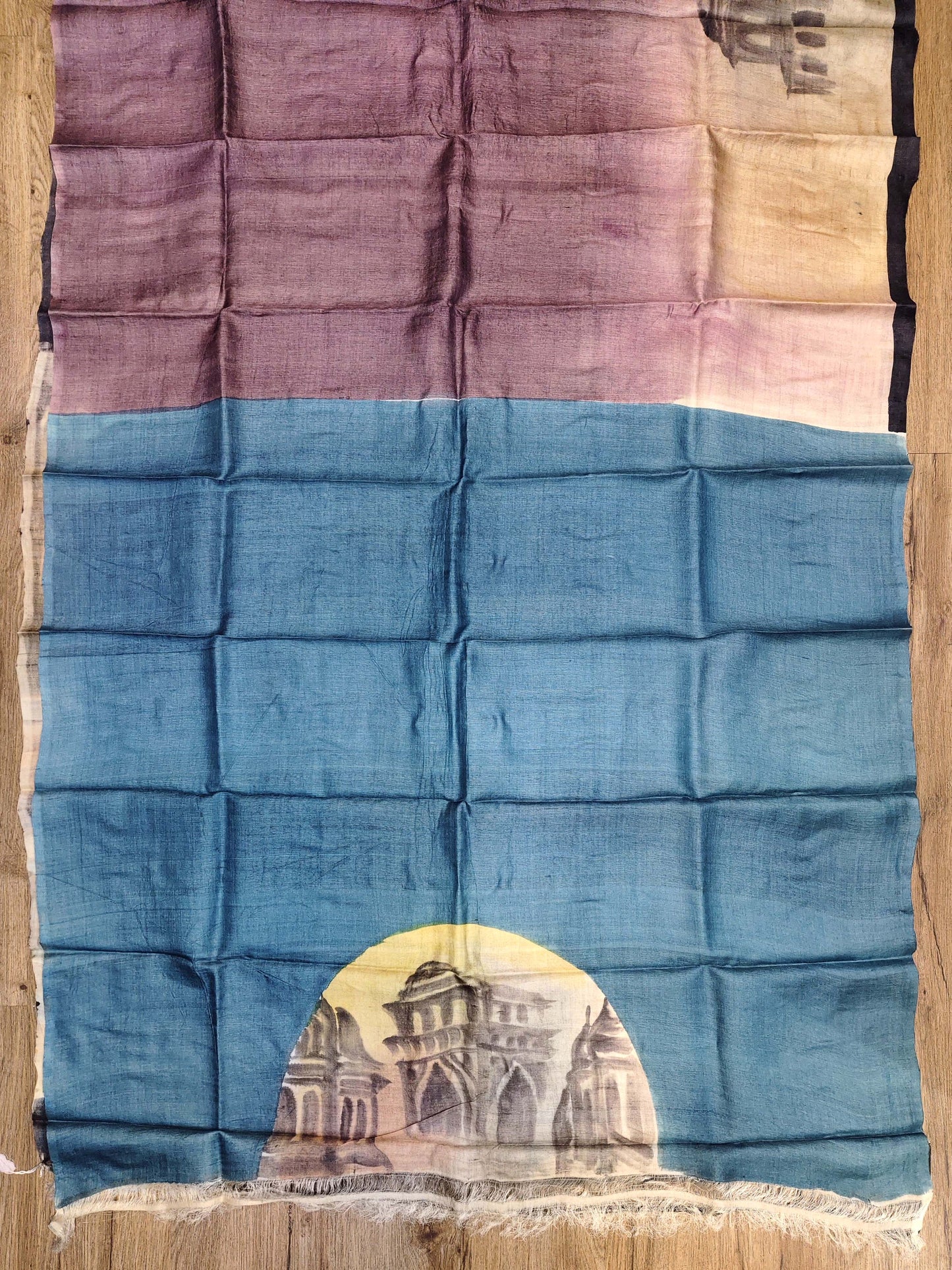 Jamini Roy Inspired Bishnupuri Silk Saree