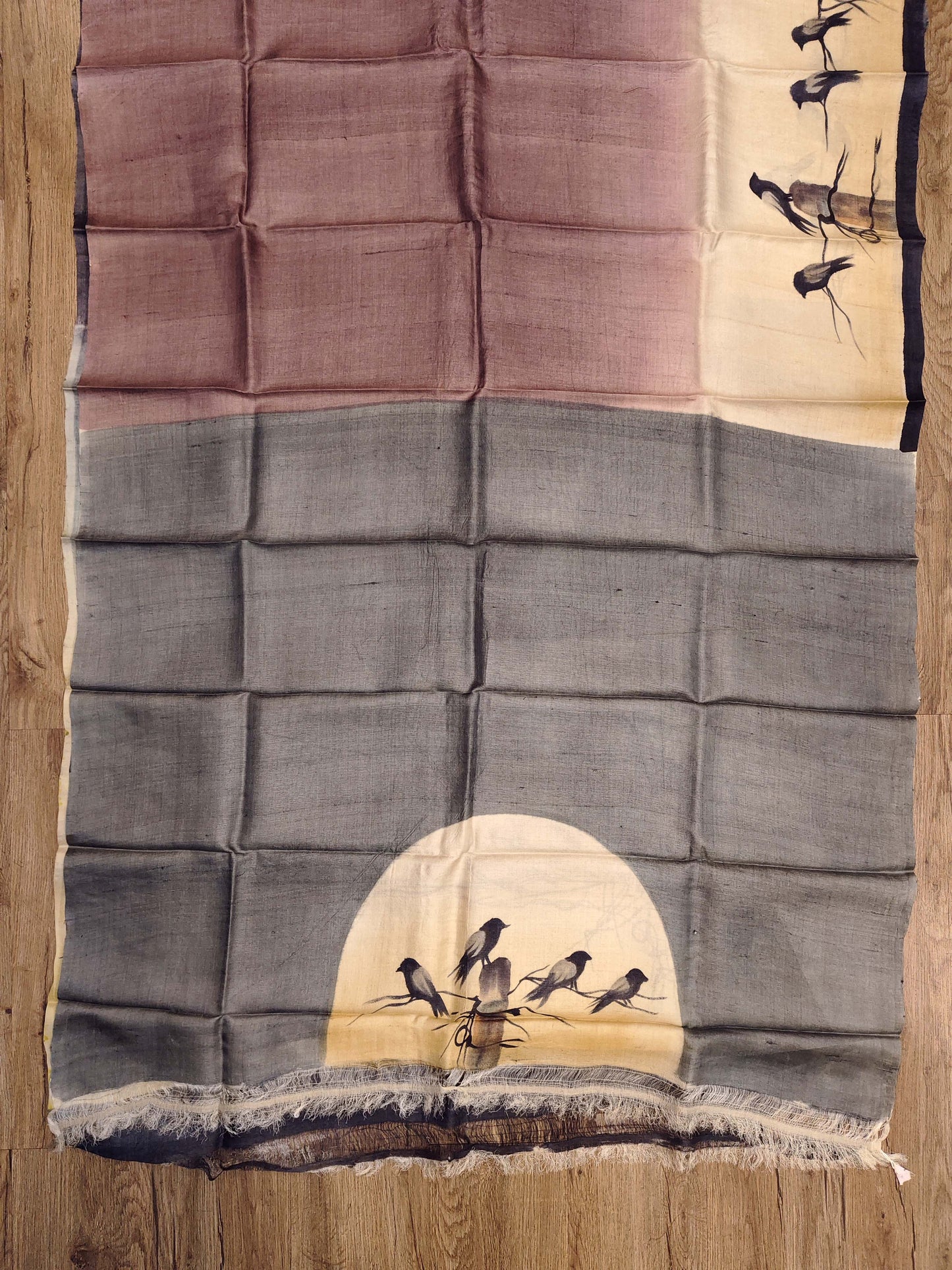 Jamini Roy Inspired Bishnupuri Silk Saree