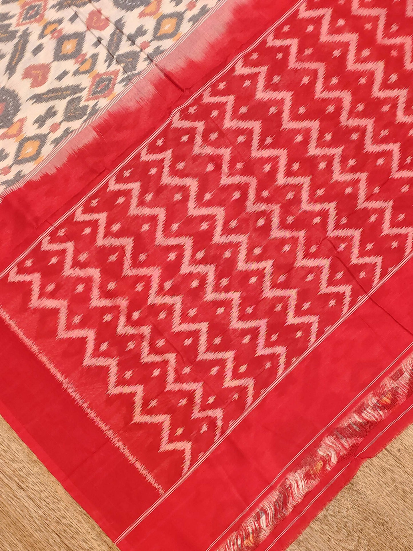 Cotton Ikat Saree