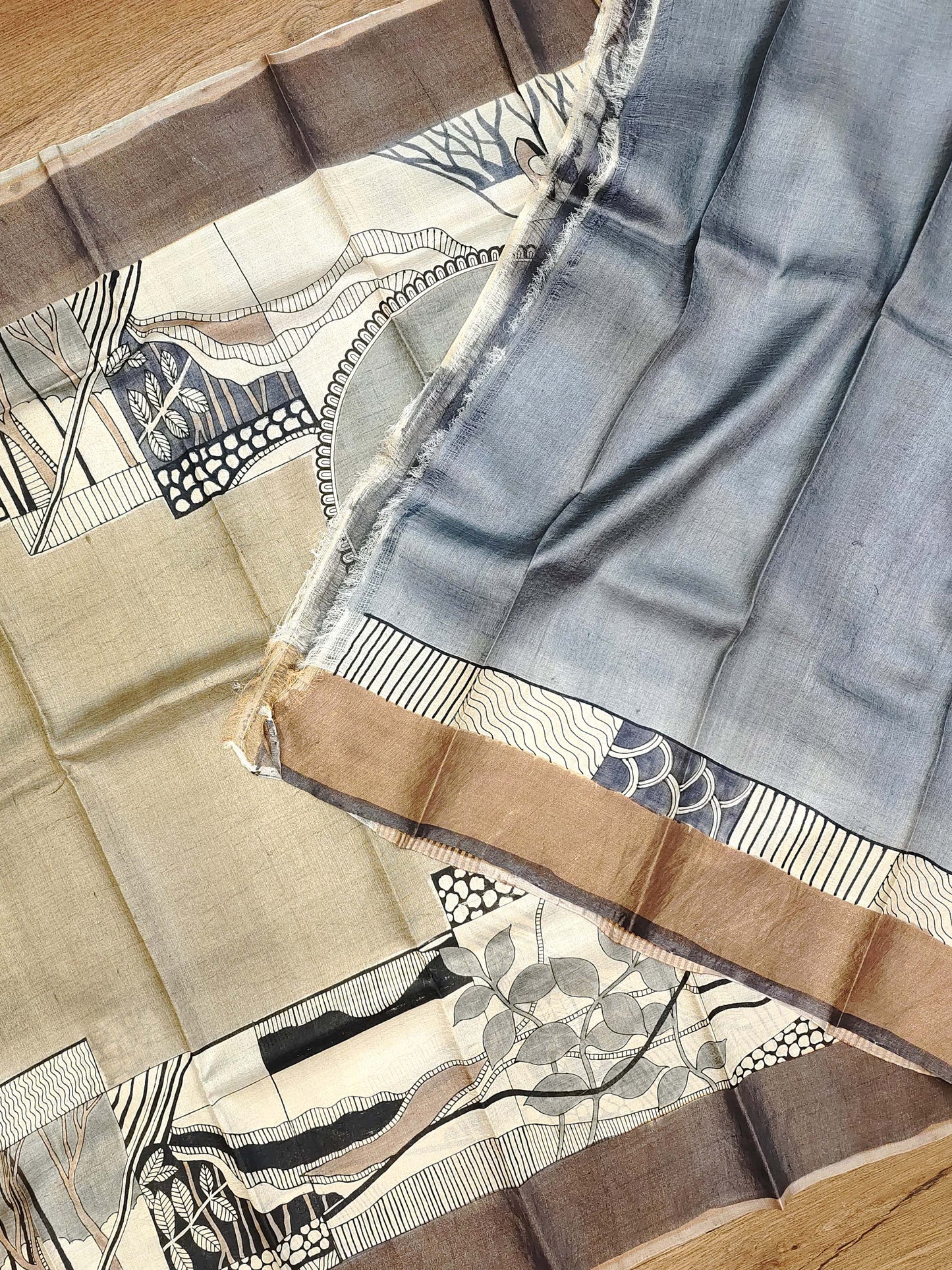 Tussar Print