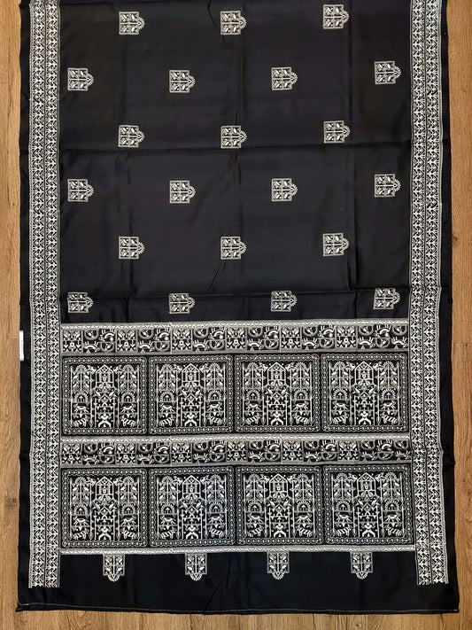 Embroidery on Blend Tussar Silk