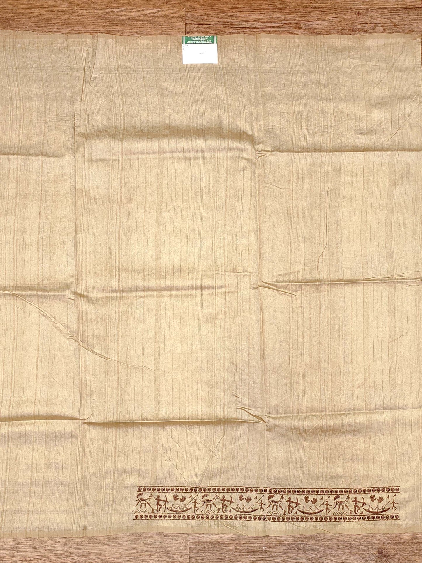 Embroidery on Blend Tussar Silk