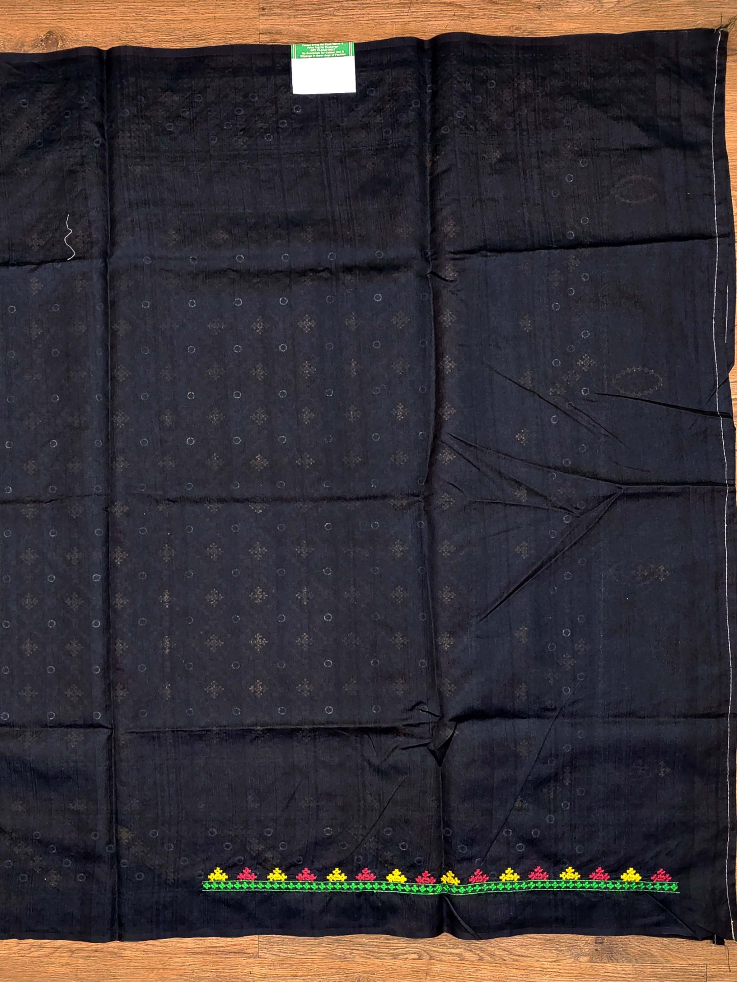 Embroidery on Blend Tussar Silk