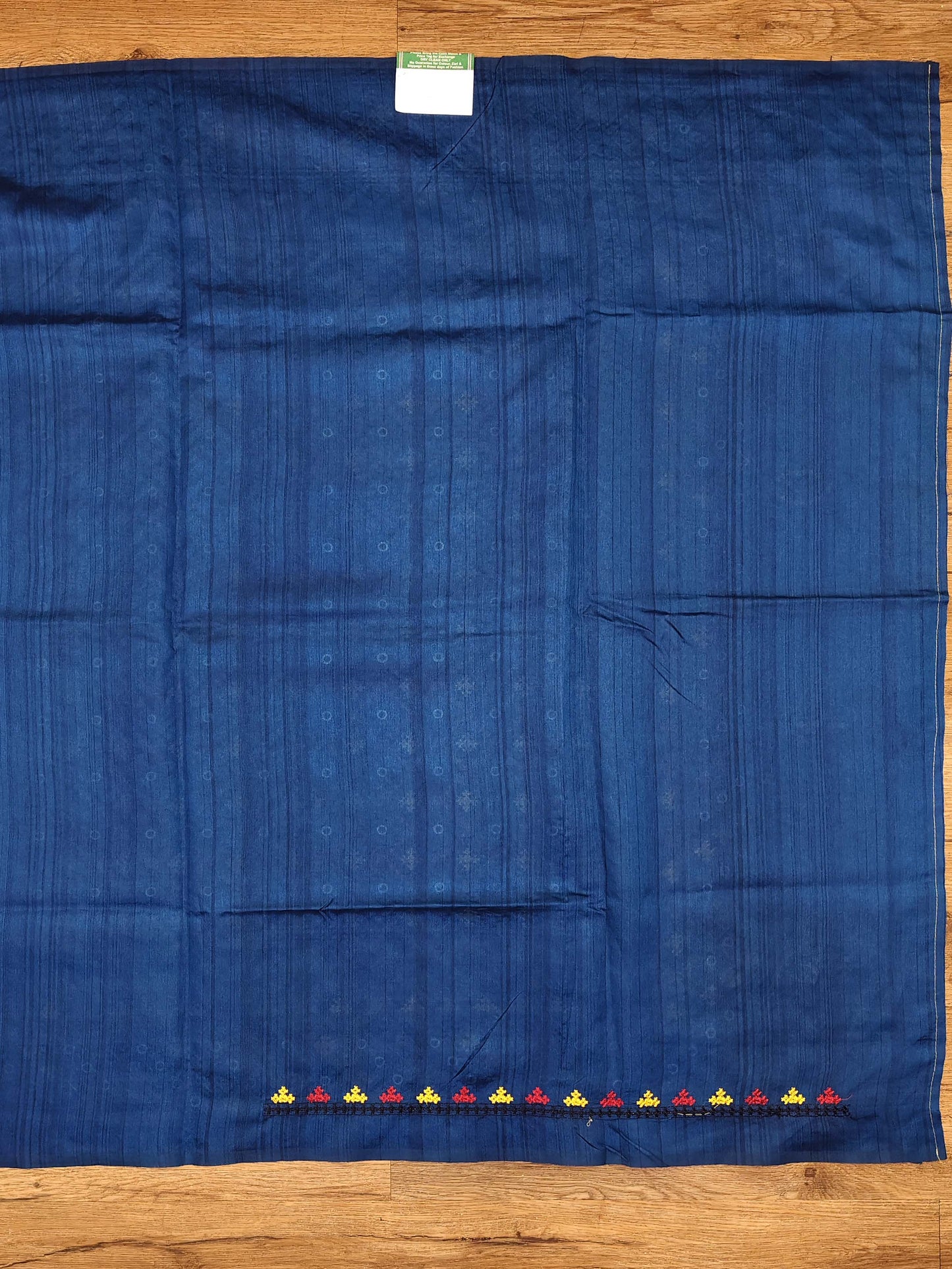 Embroidery on Blend Tussar Silk