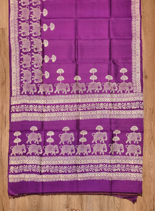 Bishnupuri Silk Print