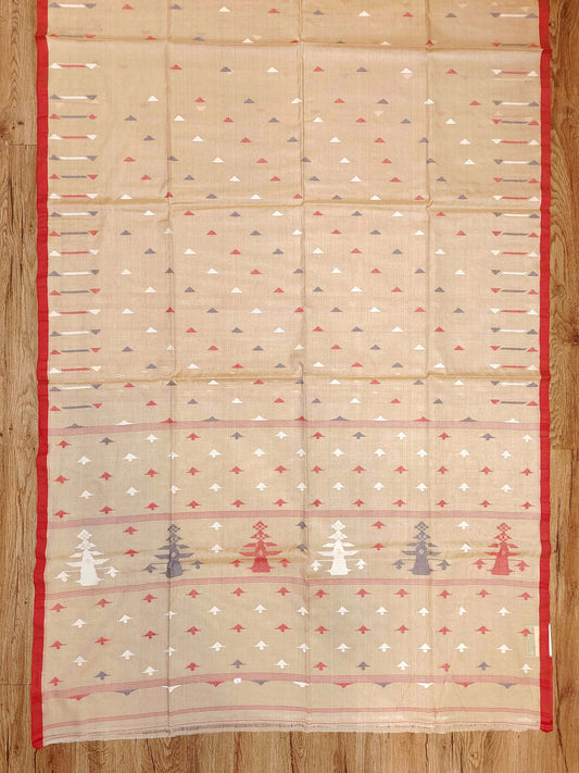 Cotton Tussar Jamdani