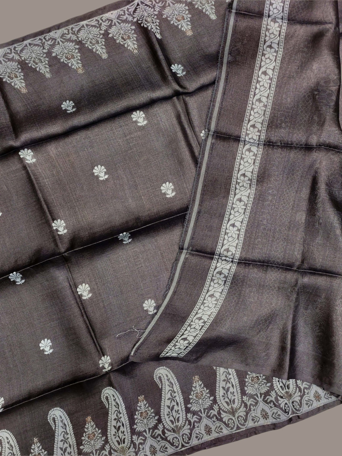 Tussar Jamdani