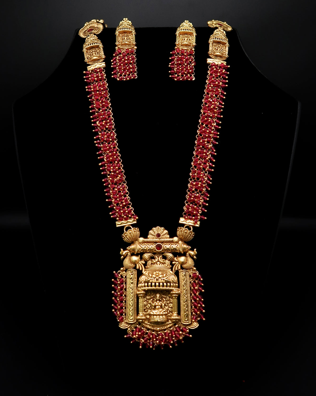 Antique Temple Long Pendant Set