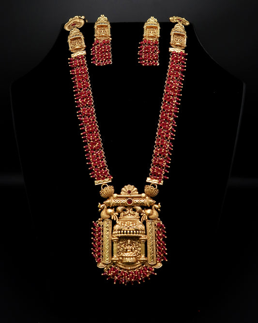 Antique Temple Long Pendant Set