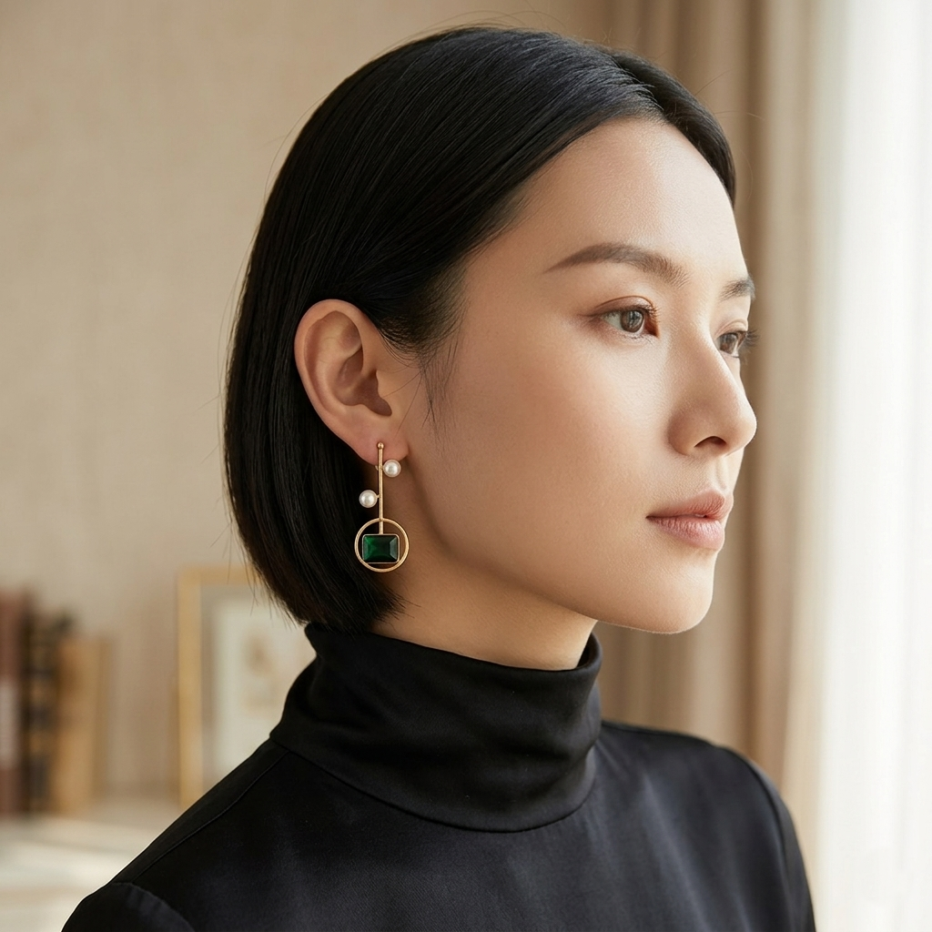 Emerald Pearl Drops