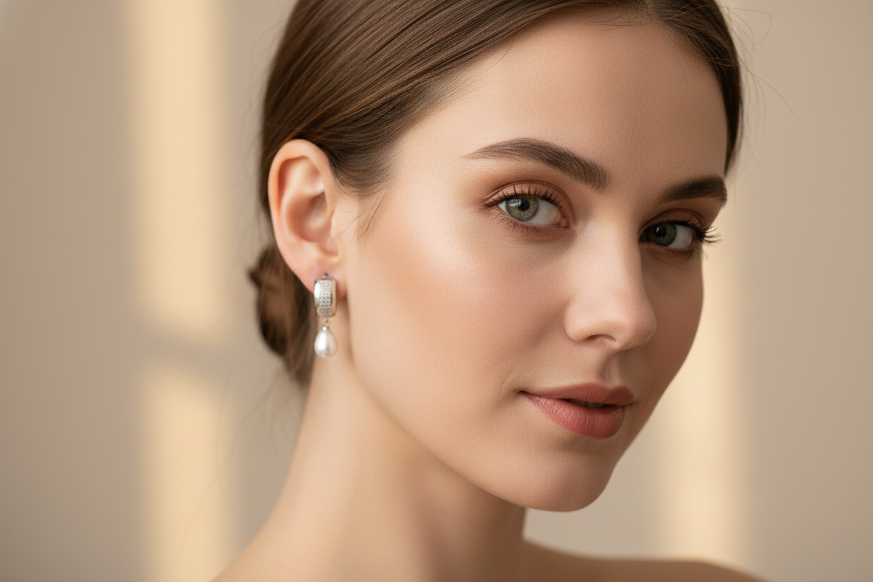 Pearl Hoops