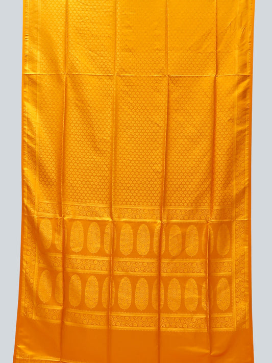 Mashru Banarasi Saree with Self-Woven Booties