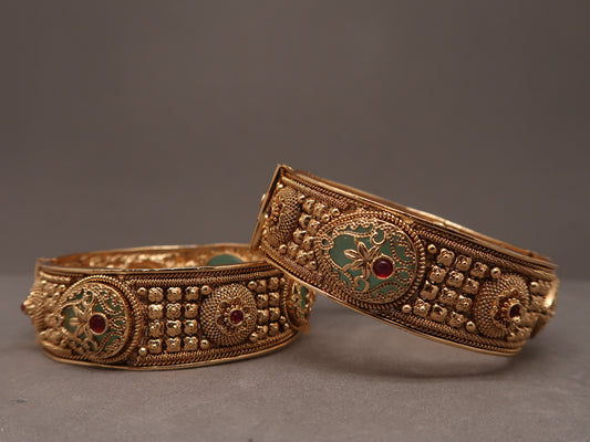 Heritage Green & Ruby Temple Kada