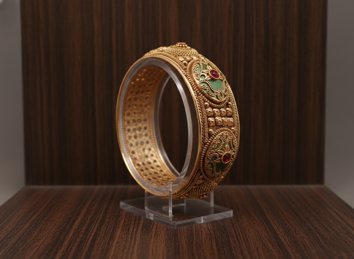 Heritage Green & Ruby Temple Kada