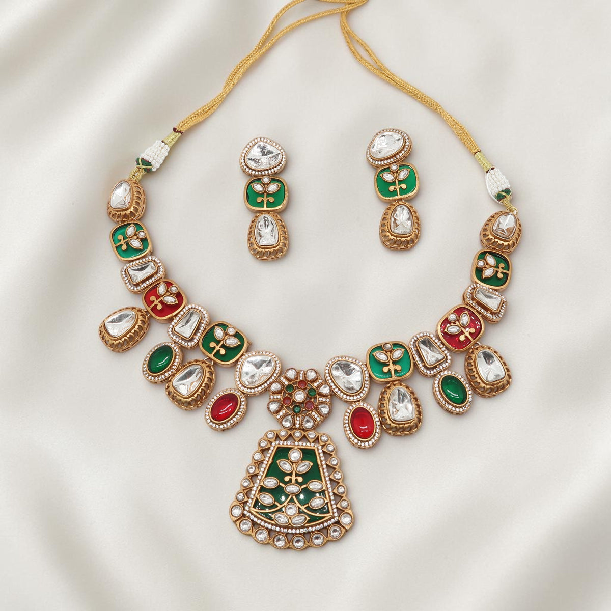 Rajsi Meenakari Haar