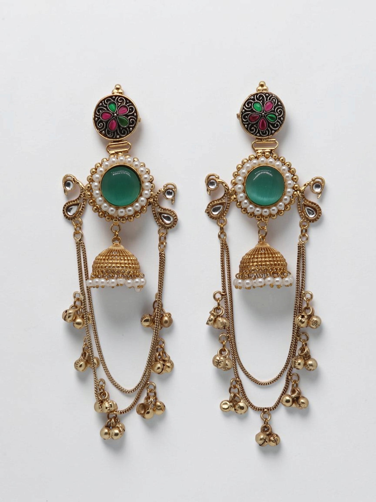 Sabz Kashmiri Jhumka