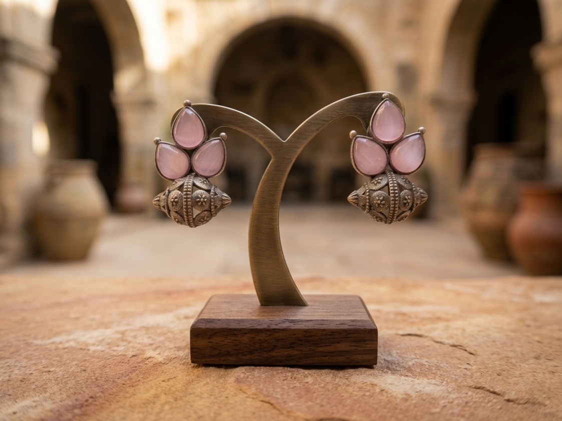 Blush Jhumkas