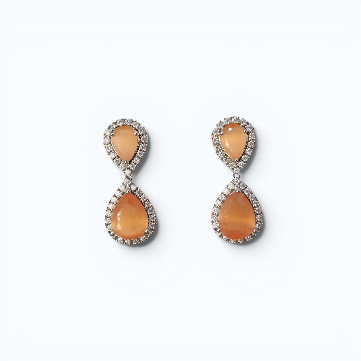 Amber Drop Earrings