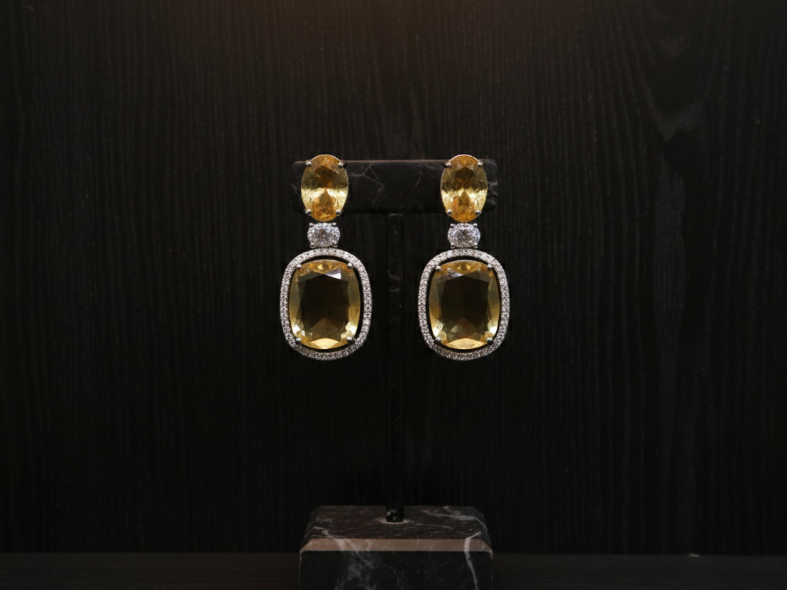 Golden Drop Earrings