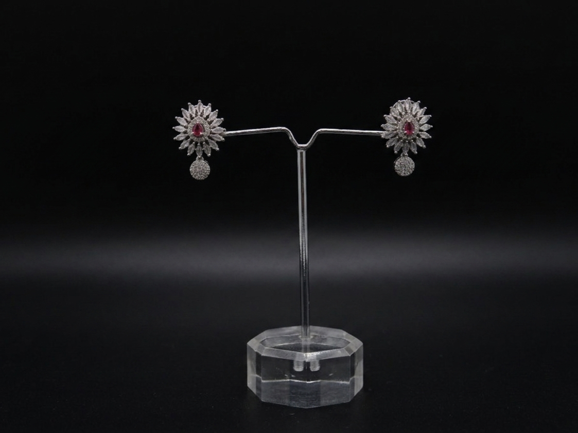 Ruby Bloom Necklace