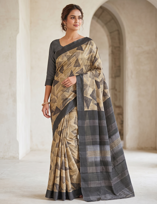 Tussar Print