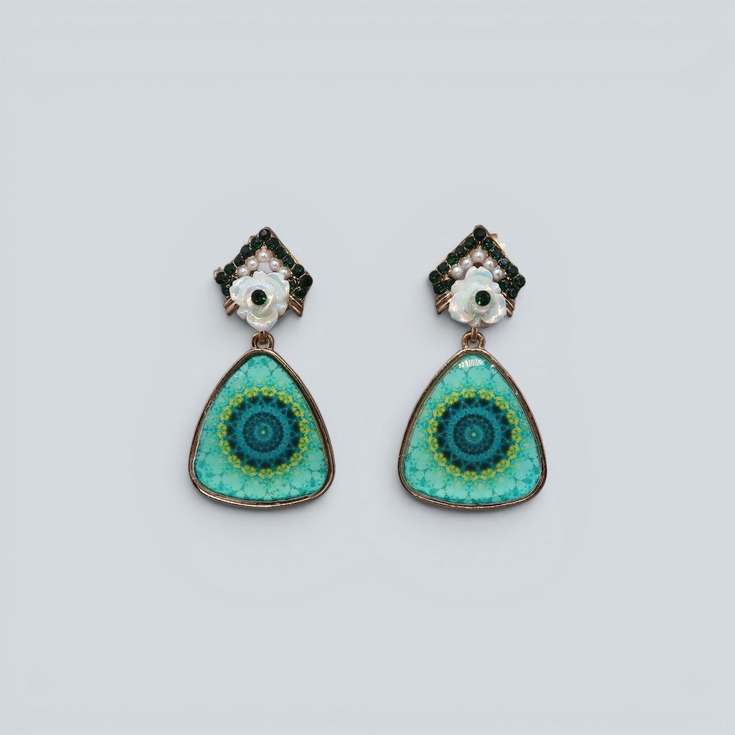 Mandala Drop Earrings