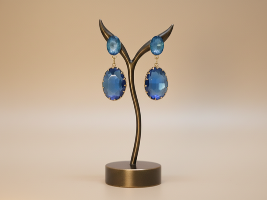 Sapphire Oval Drops