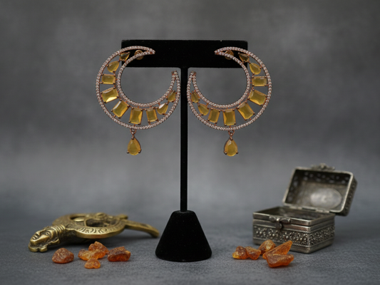 Golden Crescent Drops
