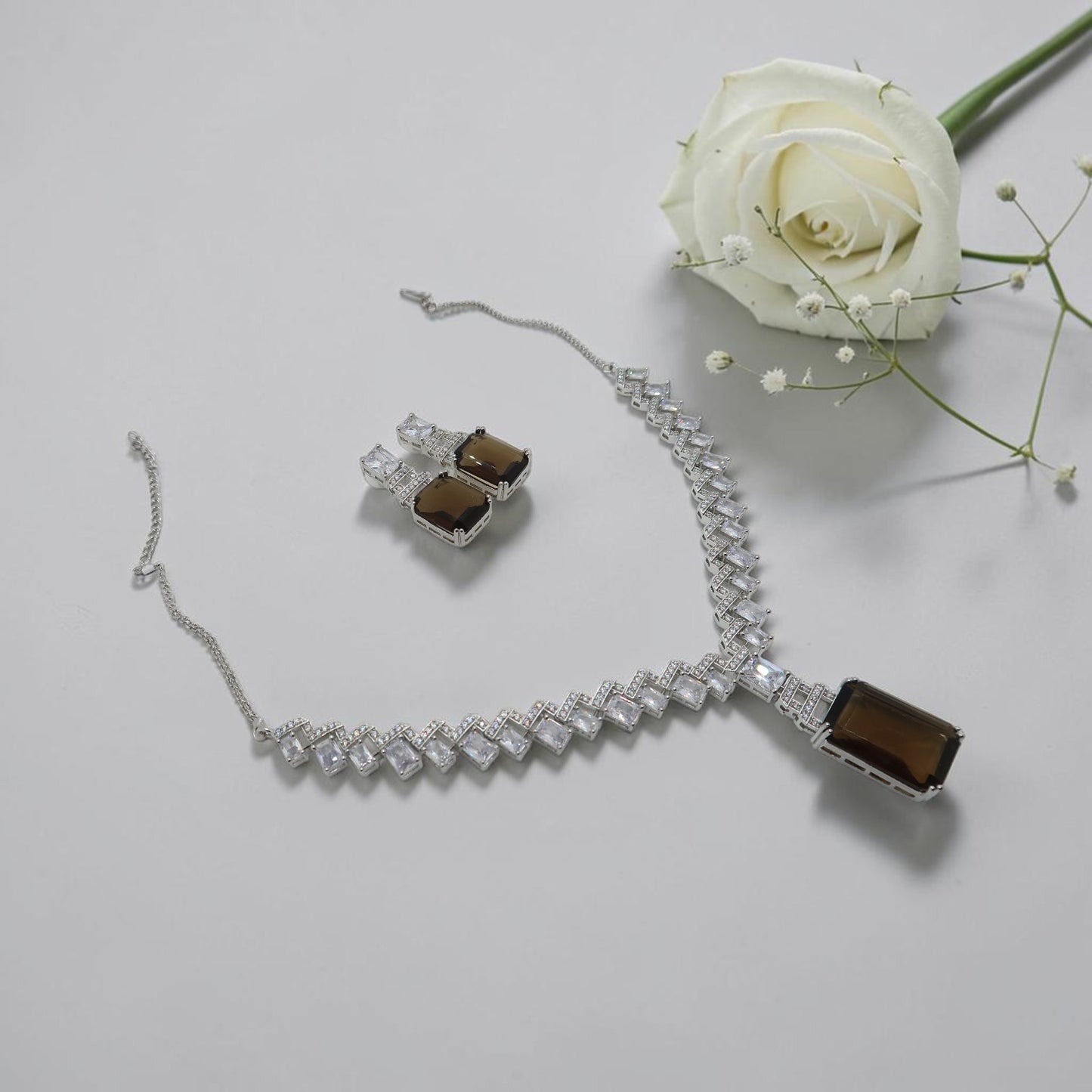 Smoky Crystal Elegance