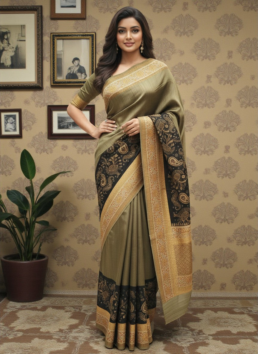 Tussar Print
