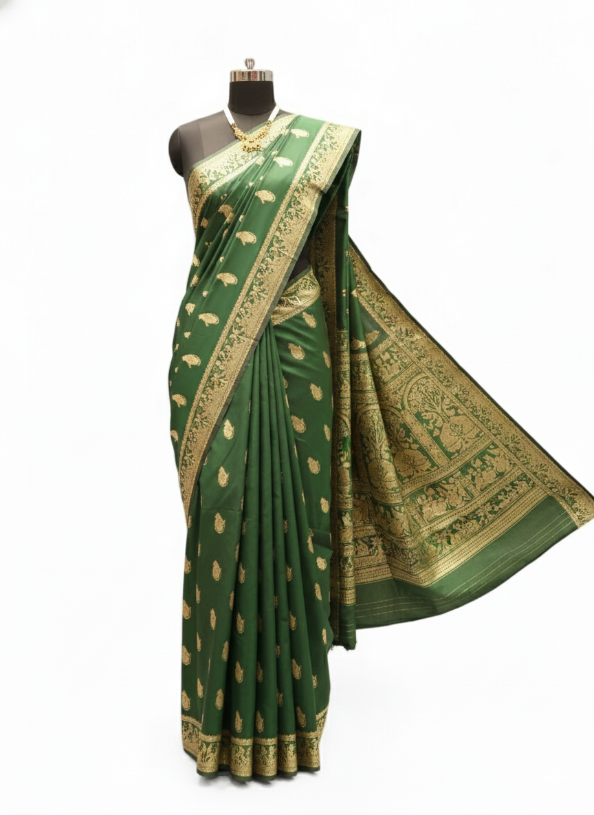 Semi Silk Baluchari Saree