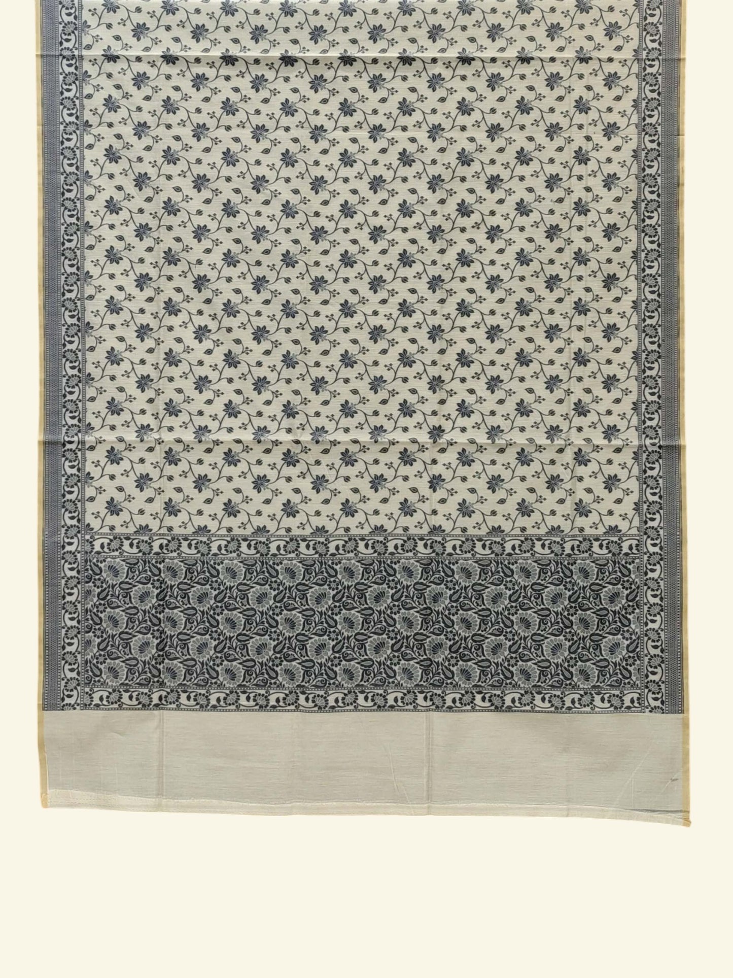 Kora Cotton Banarasi Saree