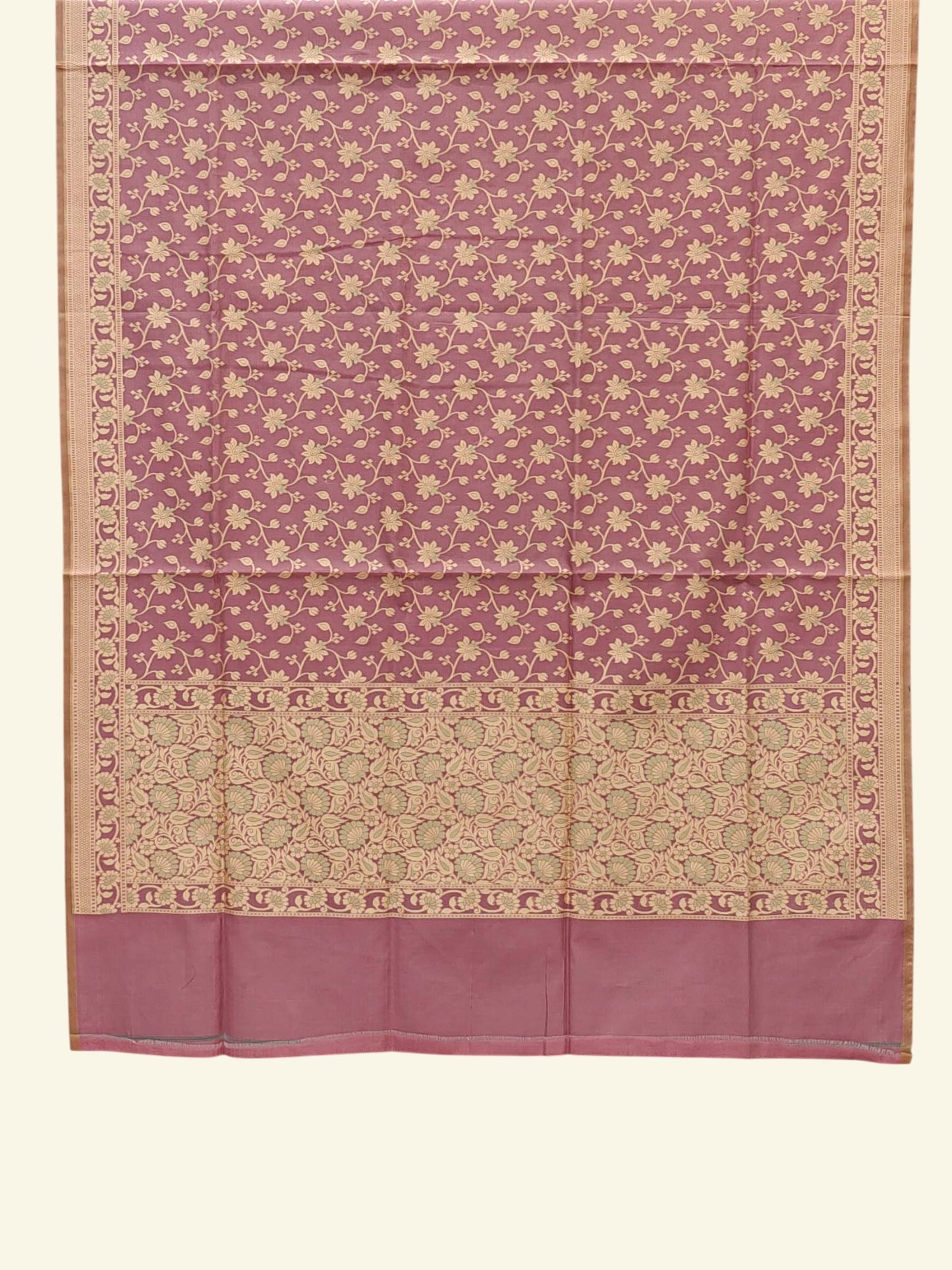 Kora Cotton Banarasi Saree