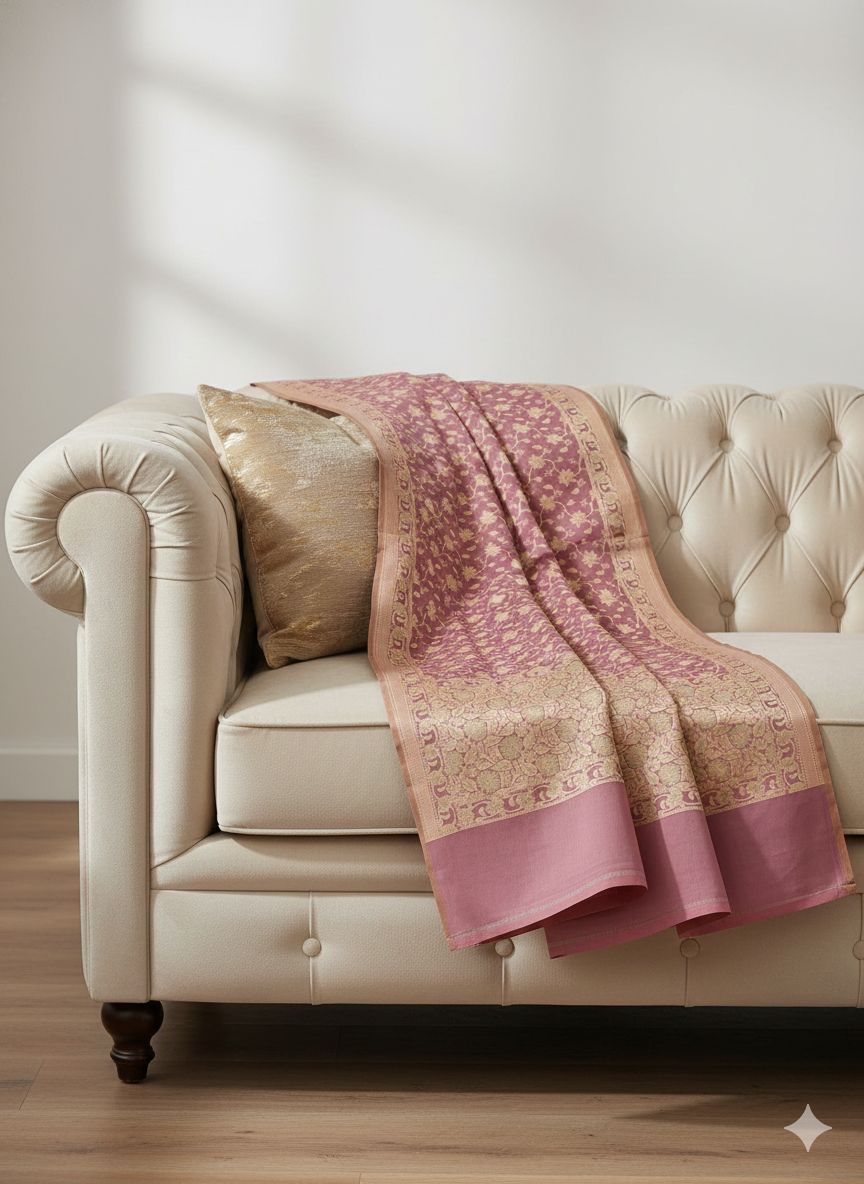 Kora Cotton Banarasi Saree