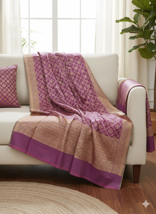 Kora Cotton Banarasi Saree