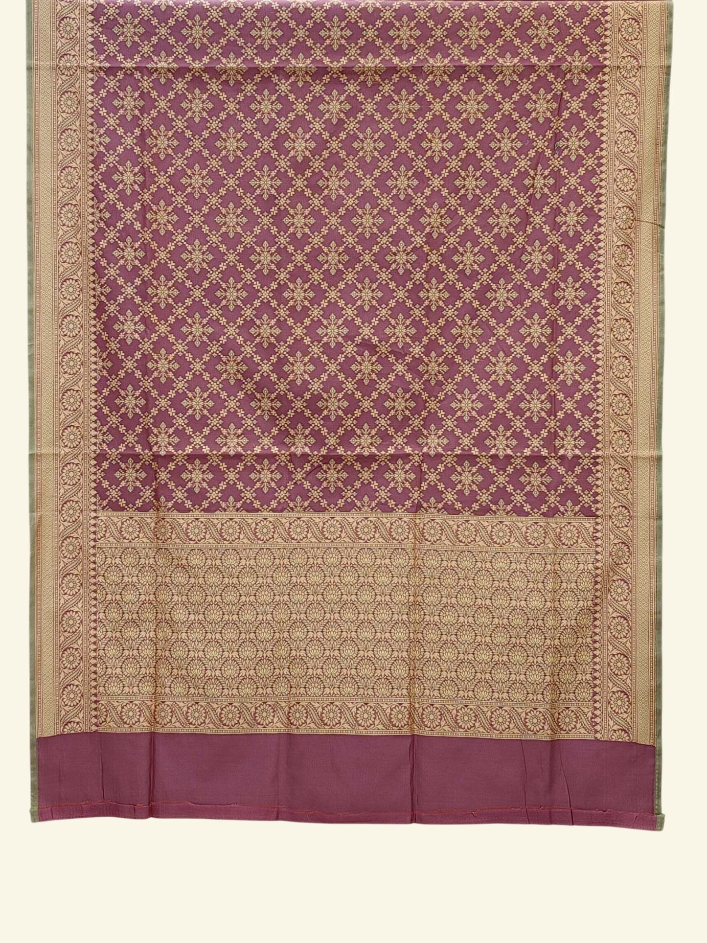 Kora Cotton Banarasi Saree