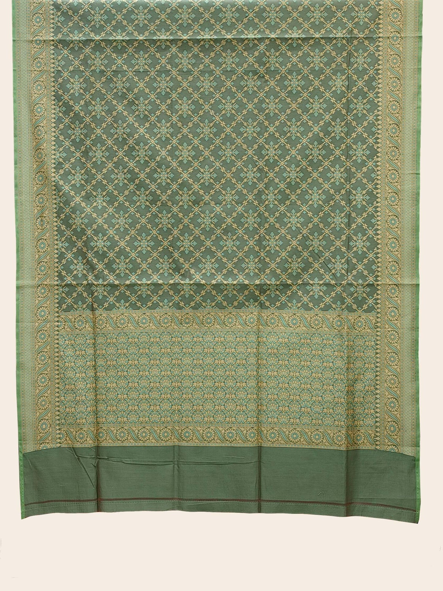 Kora Cotton Banarasi Saree