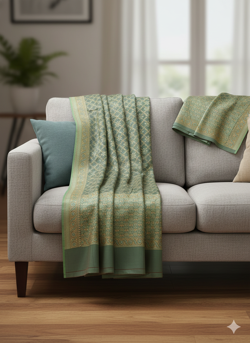 Kora Cotton Banarasi Saree