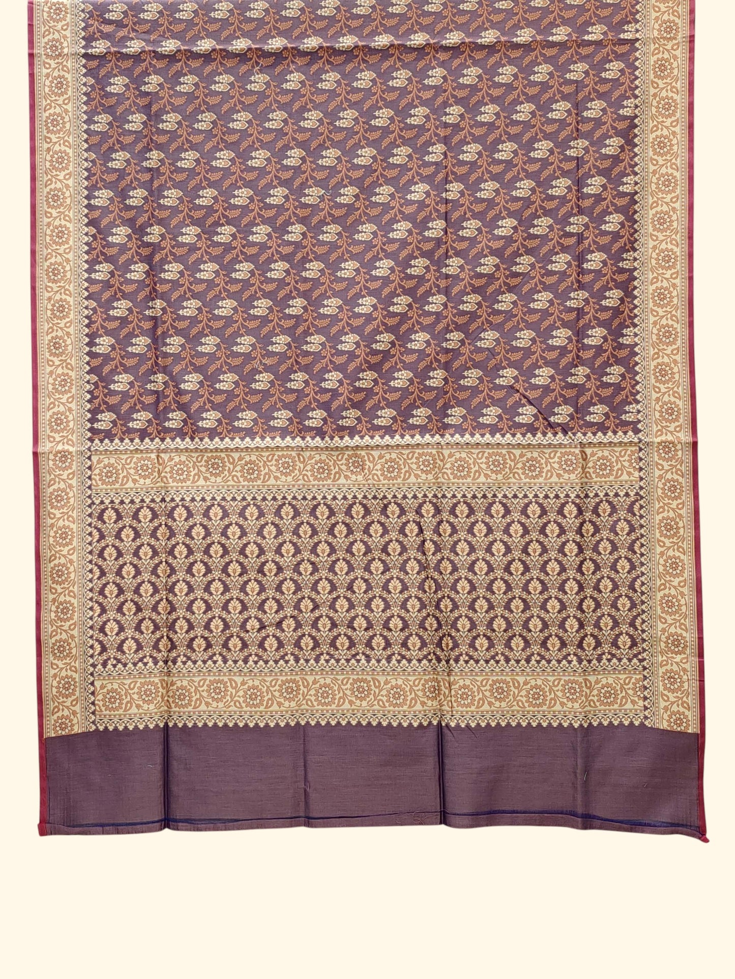 Kora Cotton Banarasi Saree
