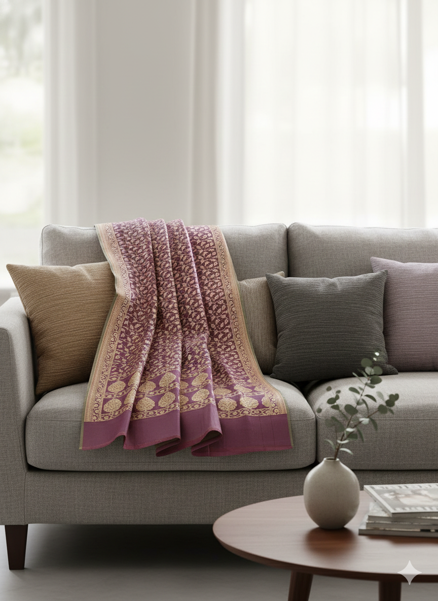 Kora Cotton Banarasi Saree